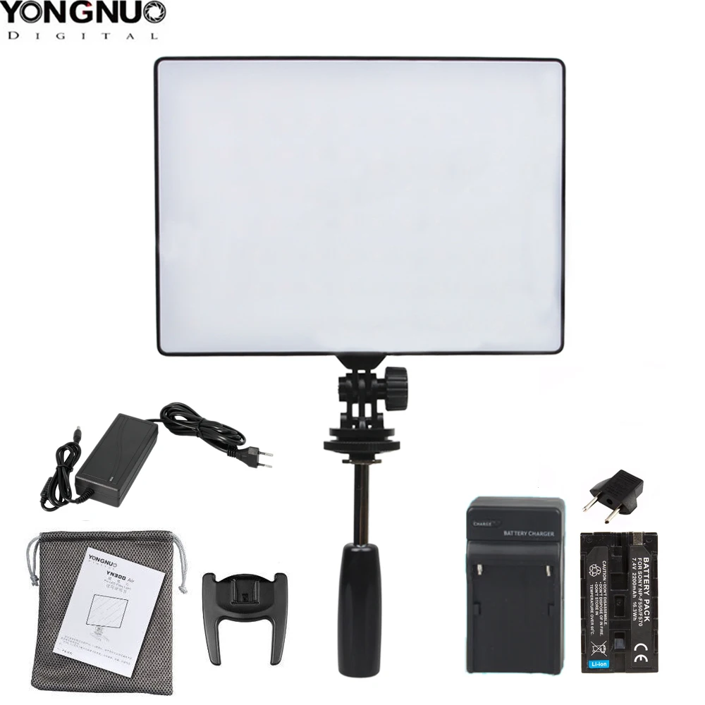 YONGNUO YN300 Vzduchu YN-300 Air Pro LED videokamery Svetlo na fotografovanie Svetlo pre Canon Nikon Pentax Sony, Olympus DSLR Fotoaparát