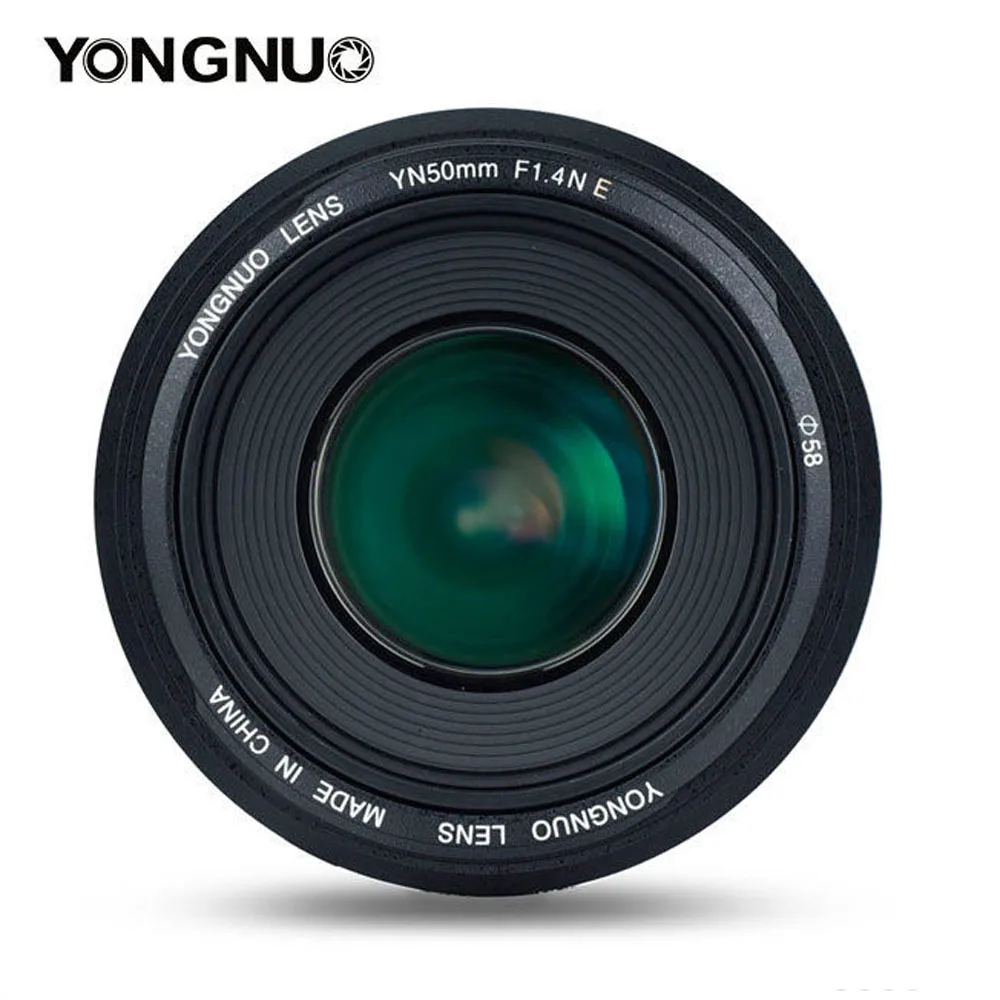 YONGNUO YN50MM 50MM F1.4N F1.4 E Štandardný Objektív AF/MF pre Nikon D3400 D5300 D7200 D750 D5600 D3200 D7100 D3300 D7200 D850