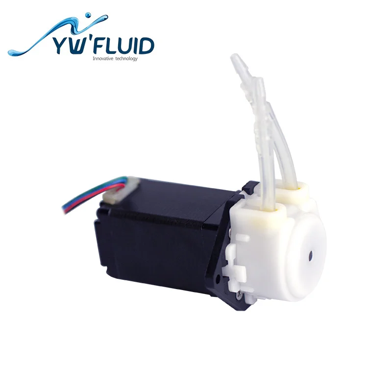 YWfluid YW01 Max Prietok 150 ml/Min Kvalitné viacúčelové Vodné Čerpadlo S KROKOM Motora Používa Pre Chemické Dávkovanie Kvapaliny Dávkovač