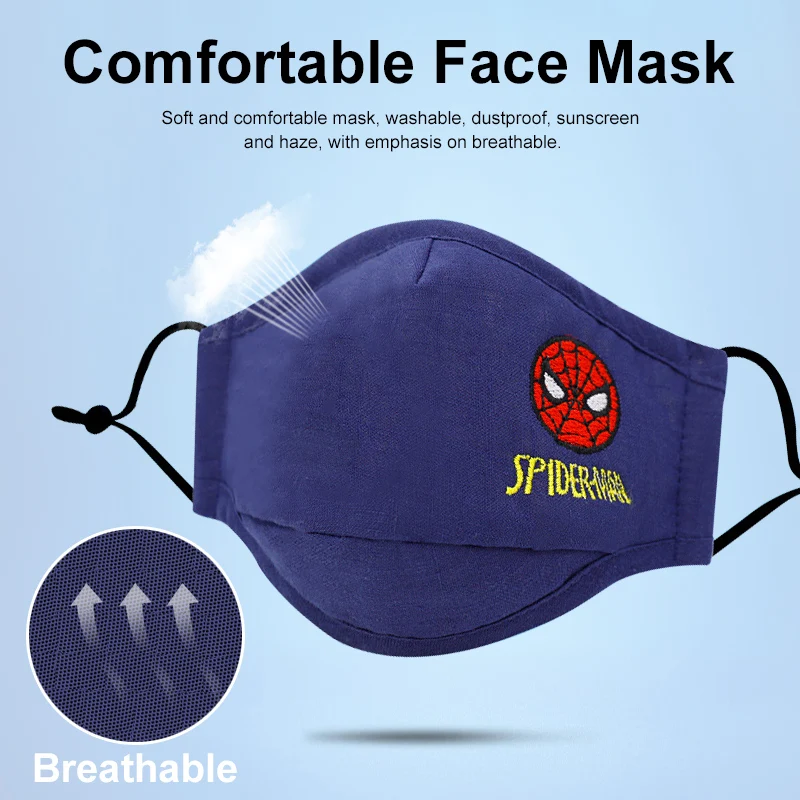 Zadarmo darček filter umývateľný a opakovane použiteľné čistej bavlny cartoon pekný masque lavables maska masque lavables chlapec grils dieťa maska