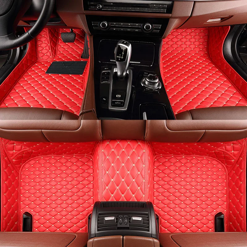 ZHAOYANHUA fit Vlastné auto podlahové rohože špeciálne pre Ford Focus MK2 MK3 5D všetkých poveternostných ťažkých koberce, koberce, podlahové vložky