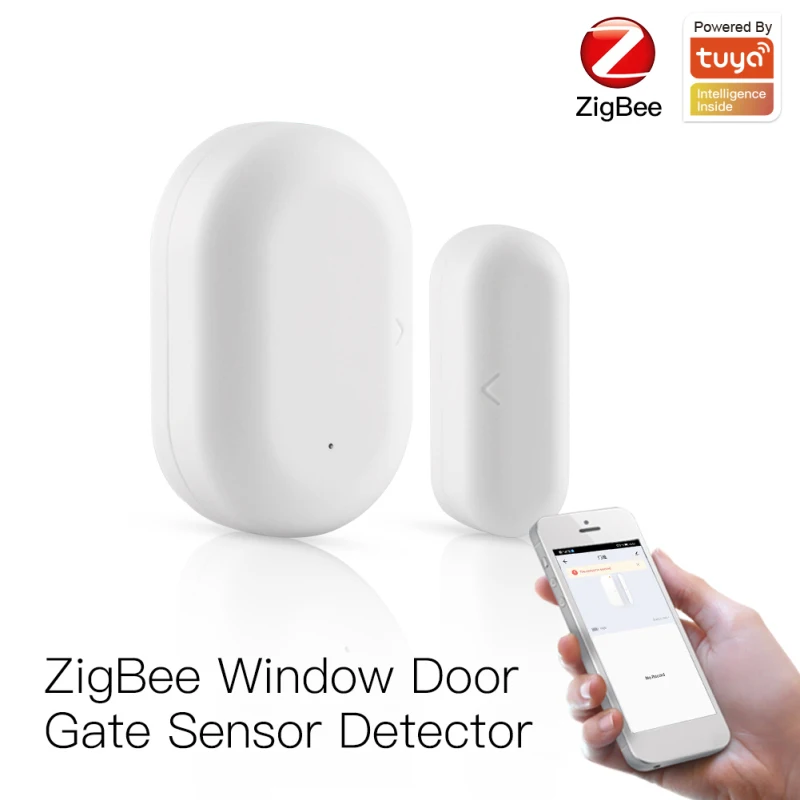 Zigbee Dvere, Okno, Senzor Bezdrôtové Pripojenie Mini Smart Senzor Dverí Práca S inteligentnou Života/Tuya APLIKÁCIU Diaľkové Ovládanie Inteligentných Domov