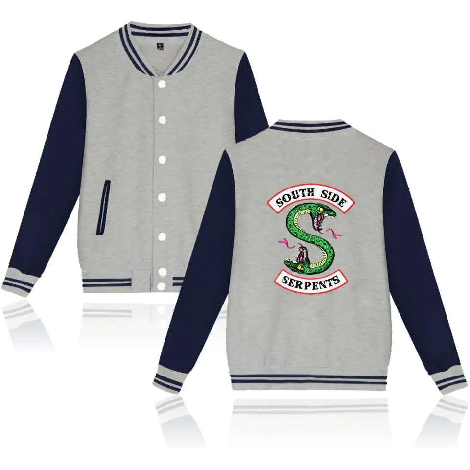 Zimná Bunda Americký TELEVÍZNY Riverdale Ženy Módna Bunda Južnej Strane Mens fanúšičky Bežné Baseball Jacket XXS-4XL Oblečenie