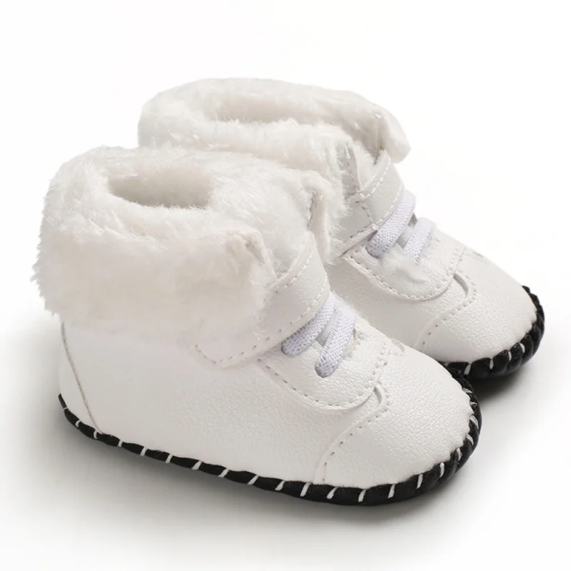 Zimné baby chlapci, dievčatá topánky zimné dojčatá teplé topánky roztomilé dievčatá, baby topánky Kožené chlapec baby topánky vysokej kvality