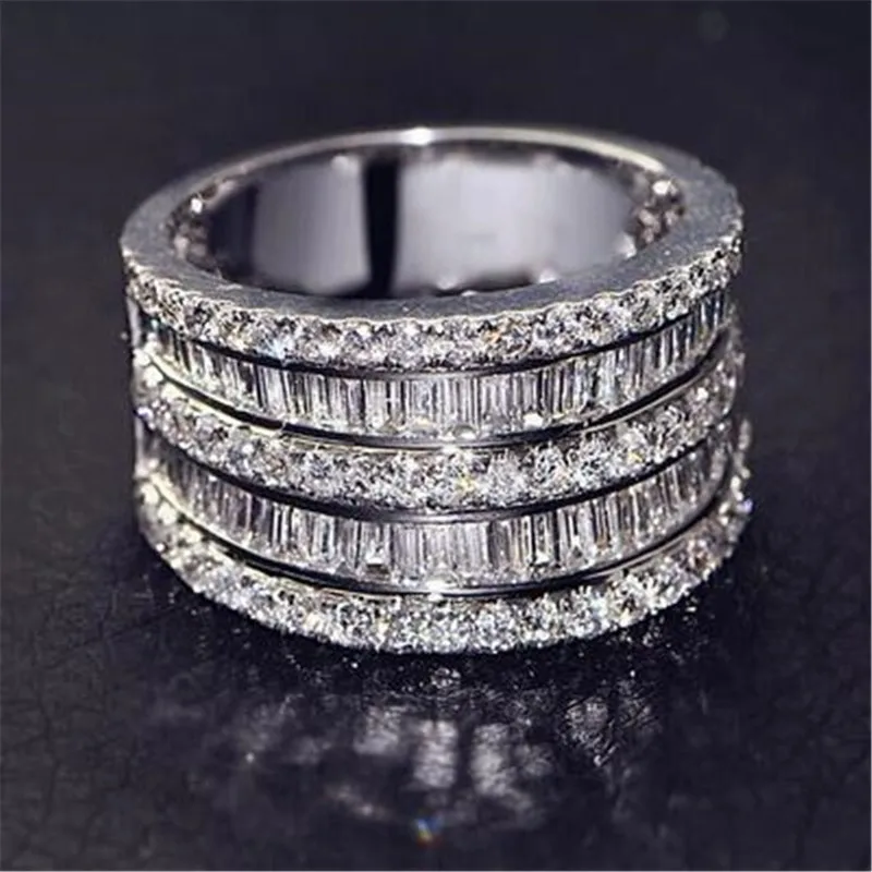 ZN 2019 Žiarivými zirkónmi prsteň Zásnubný Snubné Prstene pre Ženy anillos mujer Módne Šperky Vysokej Kvality