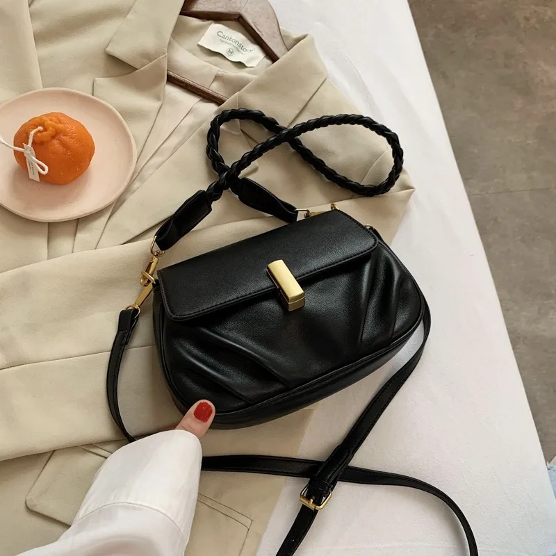 Značka dizajnér retro sedlo taška žien taška vysokej kvality násobne podpazušia taška 2020 nové módne lady jedno rameno šikmé aktovka