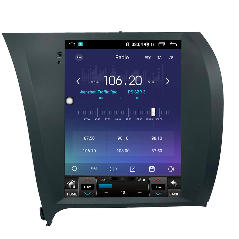 ZOYOSKII Android 10 10.4 palce vertikálne Tesla Štýl auta GPS multimediálne rádio navigácia prehrávač pre Kia CERATO K3 FORTE roky 2013-2017