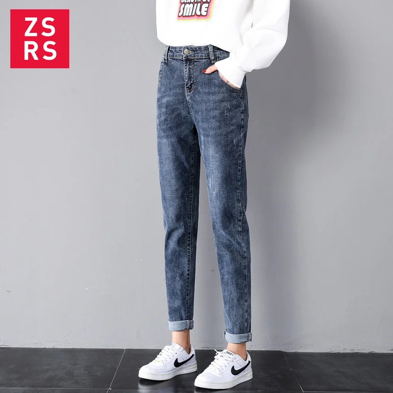 Zsrs nové džínsy žena, mama džínsy, nohavice priateľ džínsy pre ženy s vysokým pásom push up veľké veľkosť dámske jeans denim 4xl 2020