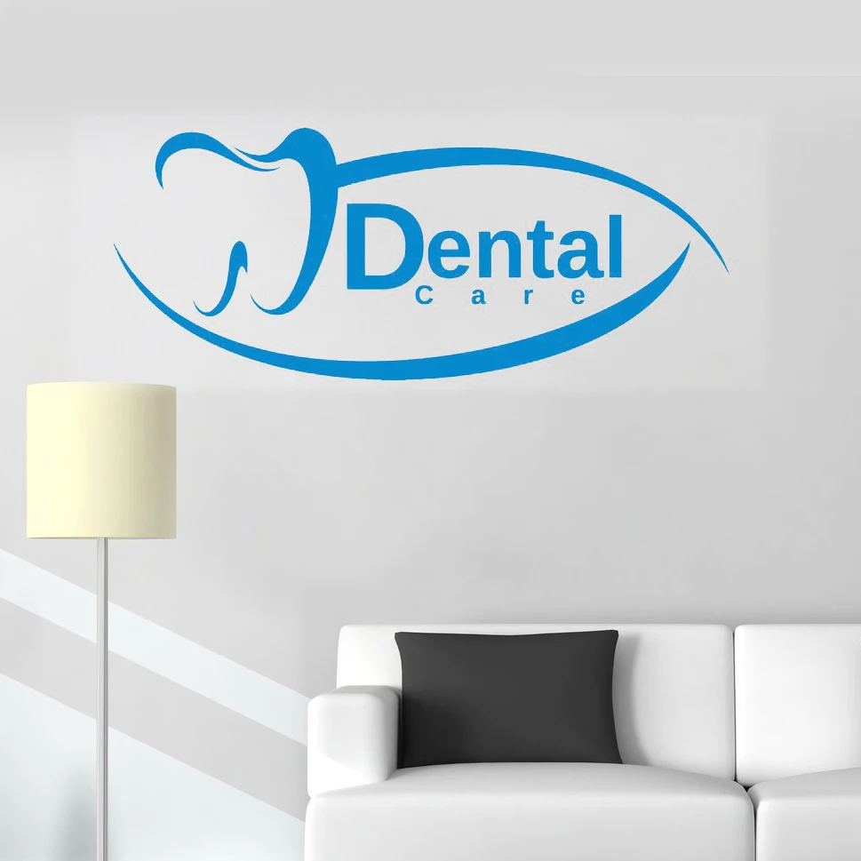 Zubné Prihlásiť Stenu Vinyl Okno Obtlačky Zubný Lekár Na Klinike Samolepky Na Stenu Umenie Externé Odnímateľné Vinilos Paredes H267