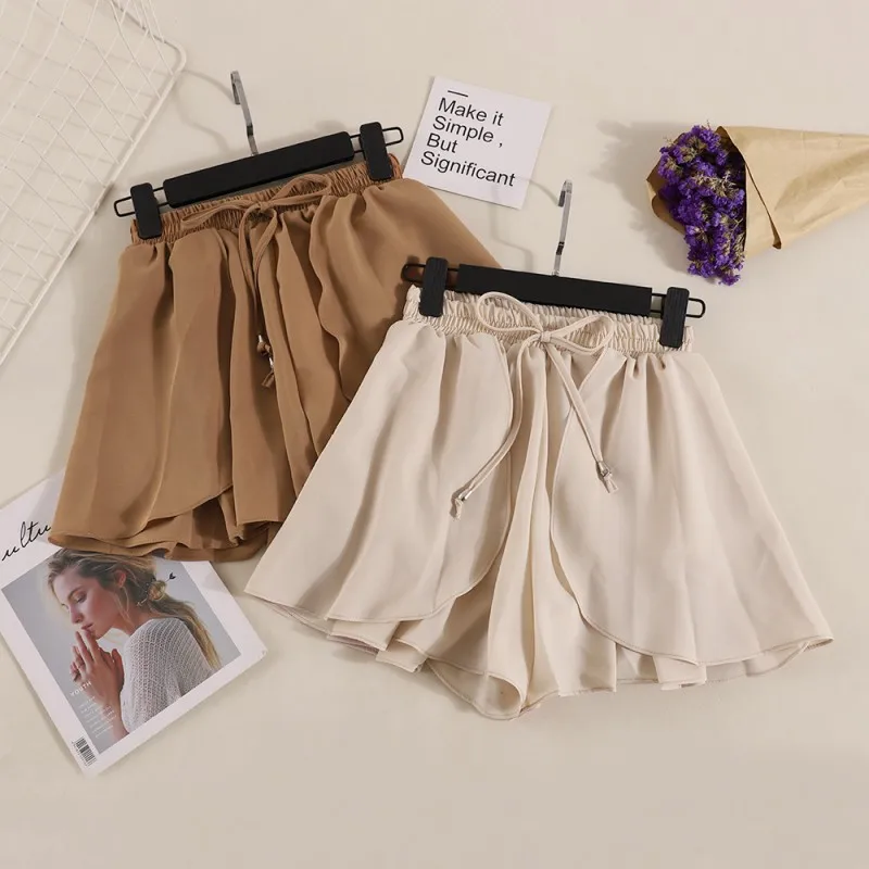 Zviazať bežné koberčeky šortky ženy spodnej Streetwear krúžok v lete šortky 2018 NOVÉ Pláž white zips vysoký pás šortky femme