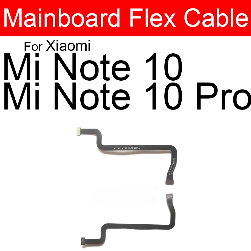Základná Doska základná Doska Flex Kábel Pre Xiao Mi Poznámka 10 Pro LCD Doske Flex Stužkový Kábel Telefón Opravu, Náhradné Diely