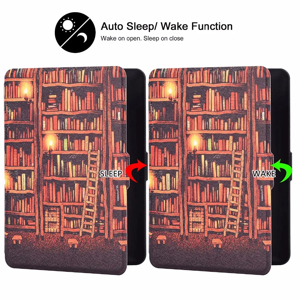 Zápästie Zvyšok Smart Case pre Amazon Kindle Paperwhite 2 3 Magnetické flip Cover pre Paperwhite DP75SDI Prípad Tabletu