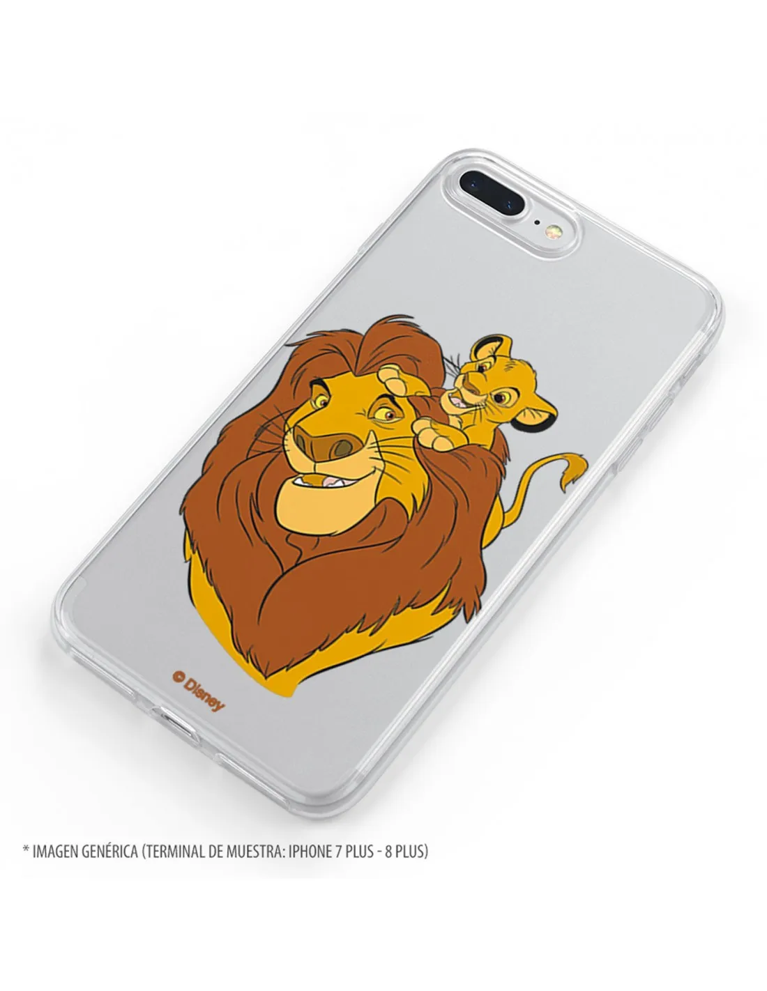 Úradný Disney Mufasa a Simba siluetu iPhone 11 prípade-Lion King