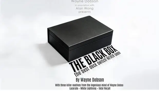 Čierna skrinka podľa Wayne Dobson (Trikov+ on-Line Poučí) elementary meditation Kúzla Ilúzie zblízka Magic Kúzelník Mystery Box