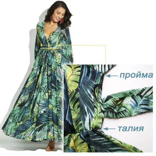 Ženy Boho Šifón Dlhé Šaty Kvetinový Večierok Letné Beach Sundress tvaru Bežné Elegantné Šaty Vestido Plus Veľkosť 3XL