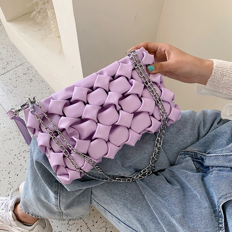 Ženy Peňaženky a Kabelky Luxusné Spojok Tašky cez Rameno pre Ženy 2020 Dizajnér Taška Kožené Crossbody Taška Kovové Reťaze