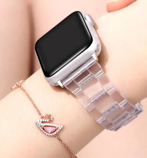 Živica kocky ľadu v letných popruh pre Apple hodinky 44 40 mm 42mm 38mm Pásmo pre iWatch 1 2 3 4 5 Náramok Watchband