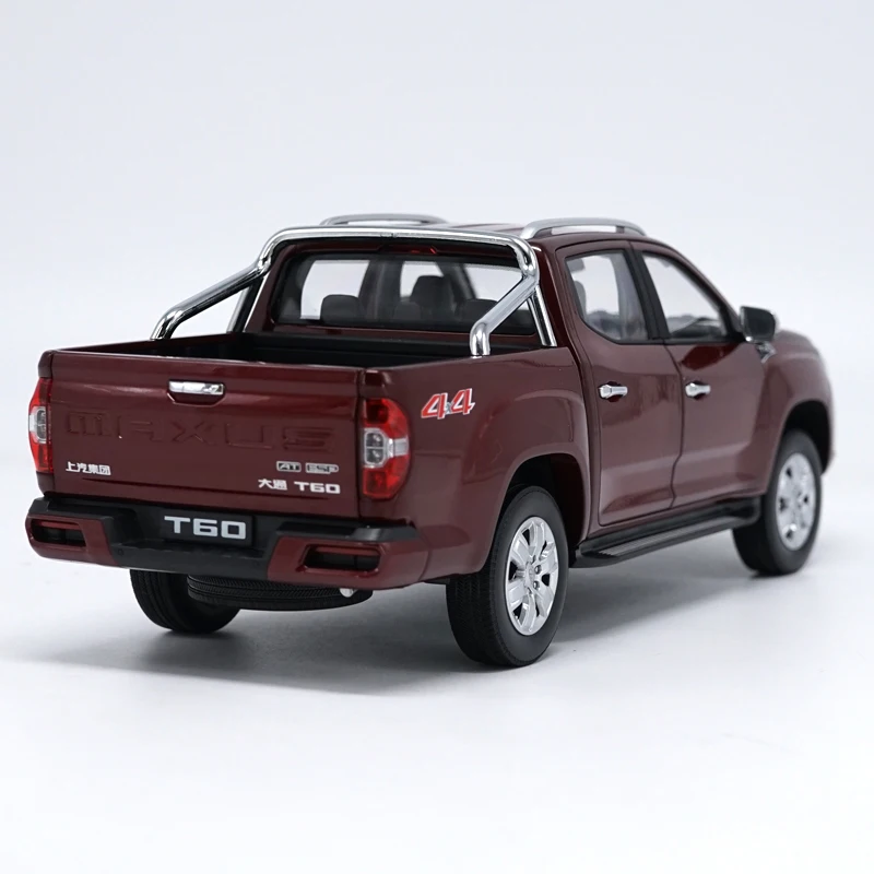 1:18 Diecast Model pre MAXUS T60 Červená Vyzdvihnutie Zliatiny autíčka Miniatúrne Kolekcie Darček Truck Čína Značky Datong