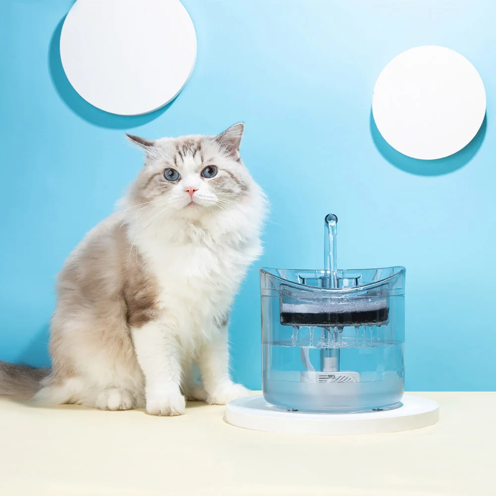 1.8 L, Automatické Mačka Studne Vysokou Hustotou Filtrácie Ultra Tichý Psov Zásobník Vody Napájačiek s Ťuknite na Mačku Zdravotnej Starostlivosti