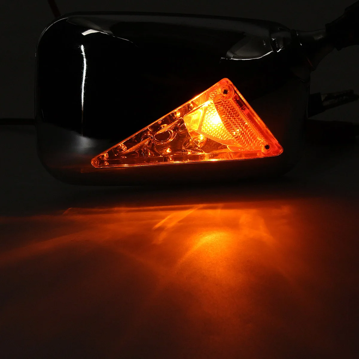 1 Pár 10 mm Motocykel Spätné Zrkadlo LED Zase Signálne Svetlá Indikátor Bočné Zrkadlá Na Honda/Suzuki/Kawasaki/Ducati/Cruiser
