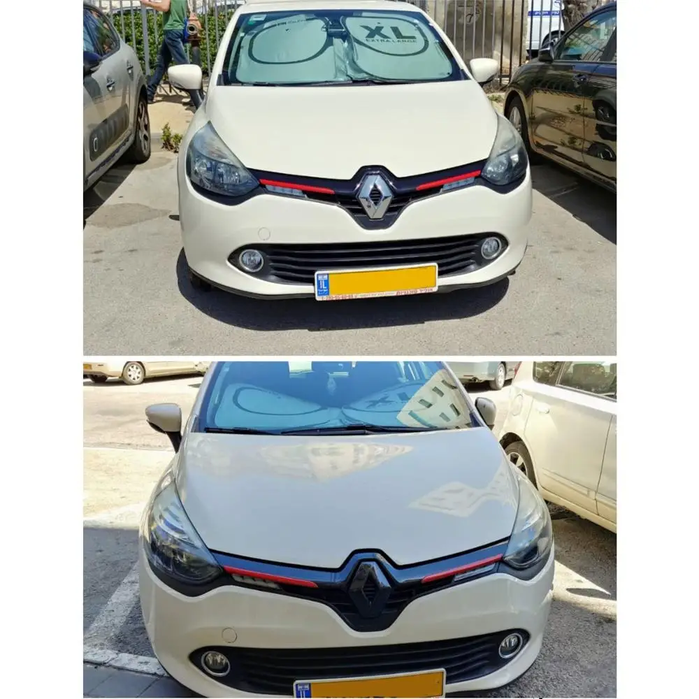 1 pár dopredu a späť (bez kamery) znak (bright black) logo odznak Renault Clio pre 4 628909470R 628905855R 908890837R