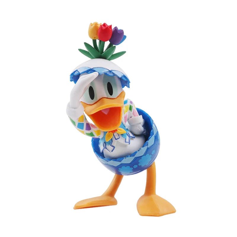 10 cm Disney Akcie Obrázok Donald Duck Kawaii Bábika Narodeninám Deti Hračka Zber Chlapec