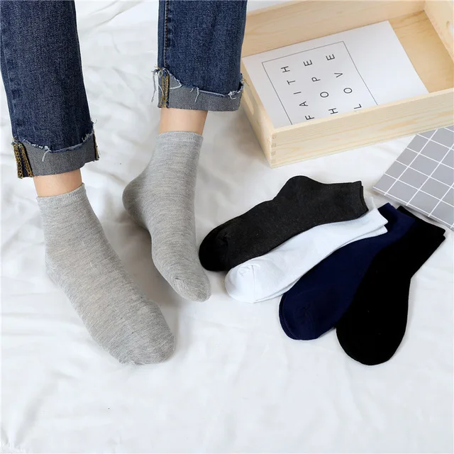 10 ks= 5 párov 2019 nové prišla zima bavlna mužov ponožky, pekné, kvalitné podnikateľské ponožky a nízka cena, jednej farby ponožky mužov
