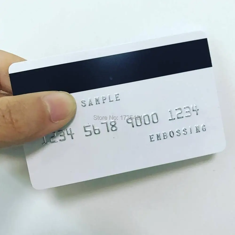 (1000pcs/lot)Plastický zlato/striebro prázdne veľkosti kreditnej karty plastové karty tlač s vysokým co magnetické panel