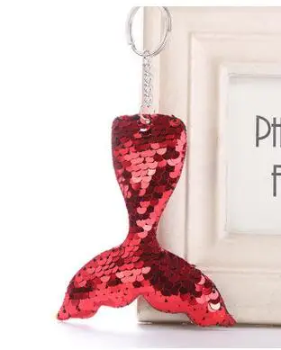 100ks/veľa Roztomilý Jednorožec star fishtail Keychain Lesk Flitrami Krúžok na Darčeky pre Ženy