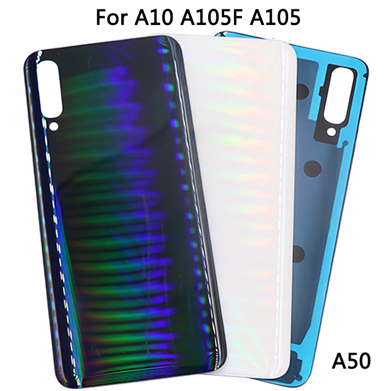 10PCS Nové A20 A30 A40 Kryt Batérie Pre Samsung Galaxy A50 A60 A70 Zadný Kryt Zadného Skla Bývanie Prípade
