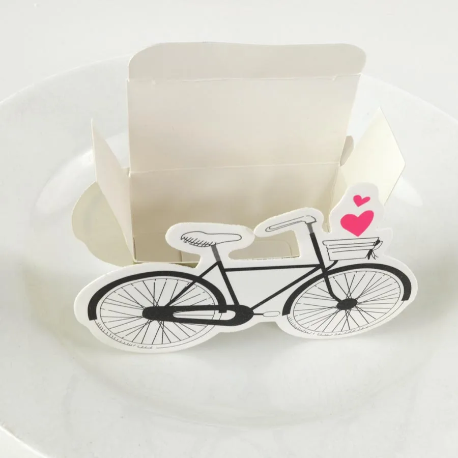 10pcs Požičovňa Tvar Papierové Krabice Bicykli Candy Boxy Svadobné Zdvorilosti Package Narodeninovej Party Prospech Vrece Čokolády Cookie Balenie Darčeka