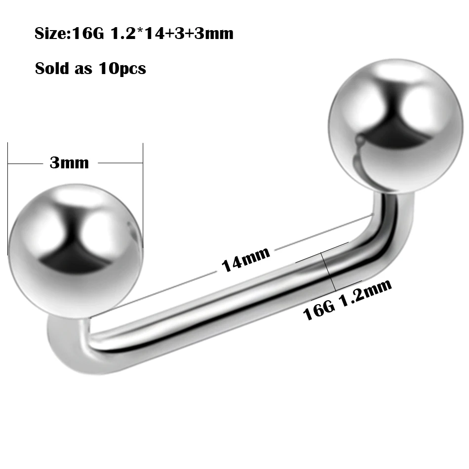 10pcs/veľa G23 Titán Surfacel Činku 16G 14G Mirco Kožné Piercings Crystal Kožné Kotvy Piercings Telo Šperky, Piercingy