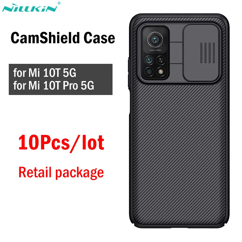 10Pcs/veľa Nillkin CamShield Prípade pre Xiao Mi 10 TON/Mi 10 TON Pro 5G Prípade Posuňte Kryt Objektívu pre Ochranu Prípade Wholesales
