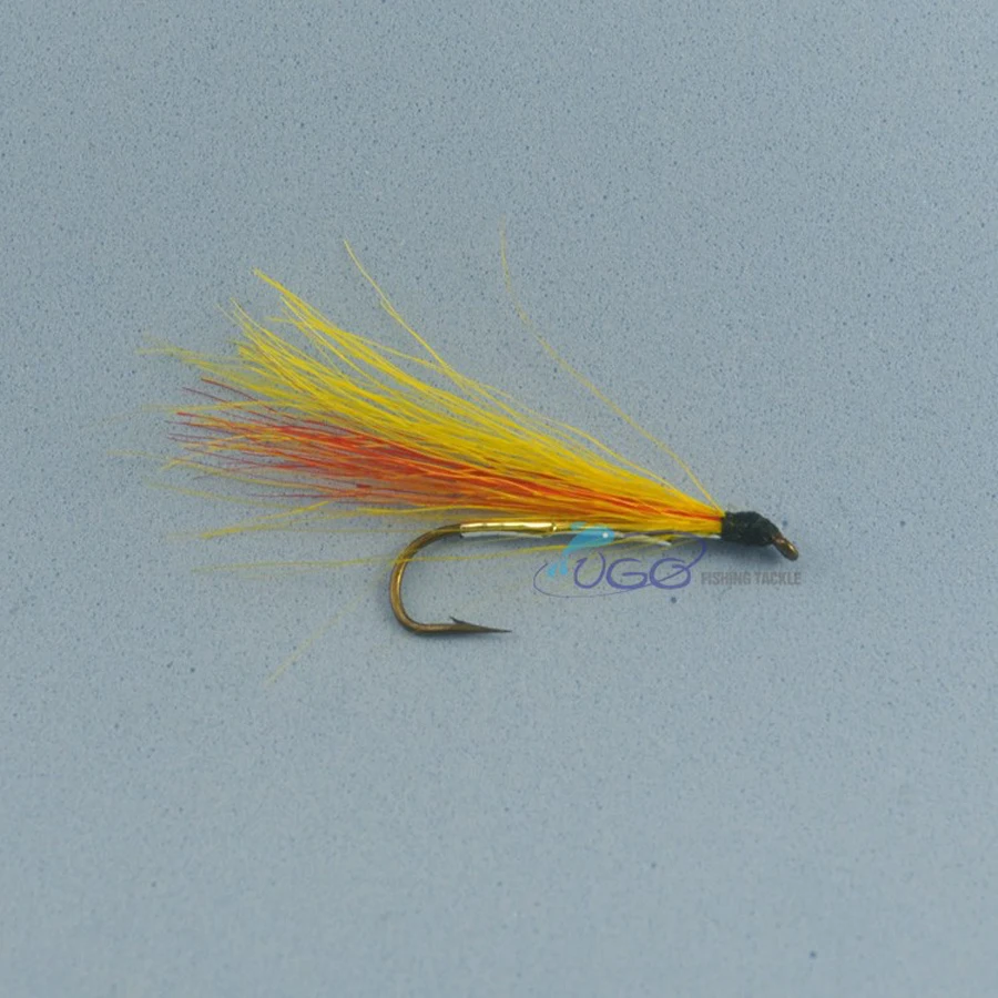 10PCS Wifreo 8# Streamer Mickey Finn Streamer Lietať Oranžová, Žltá Rybárske Návnad