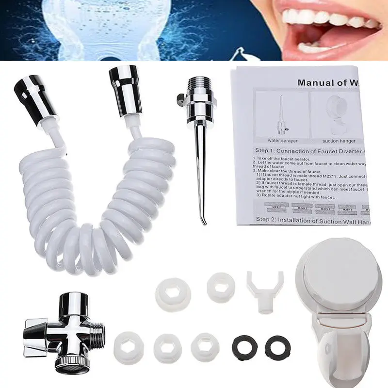 12 Kusov ABS Dental SPA prúd Vody Flosser Ústne Irigátor Zubov zubná Kefka Jednoduchú Inštaláciu DIY Hnuteľného Špáradlo Auta Cleaner