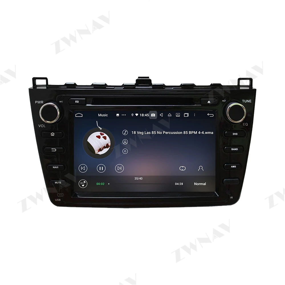 128GB Carplay Android 10 Obrazovke Prehrávača Auto Mazda 6 Mazda6 2009 2010 2011 2012 GPS Auto Audio Rádio Hudbu Stereo Hlava Jednotky