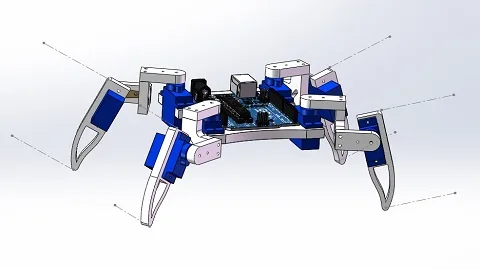 12DOF 8DOF 3D Tlače 4-legged Riadenia Motora Robot, Spider Man s Bluetooth Radič Comptiable Ardui Jazdy Rada DIY Sady