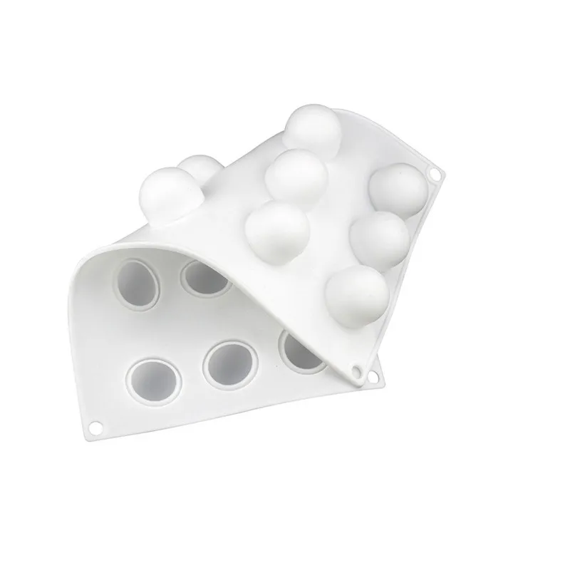 15 Dutín okolo Lopta v Tvare Mini Hľuzovky Formy 3D Silikónové Non-Stick Cake Zdobenie Nástroj Pre Dezert Muffin