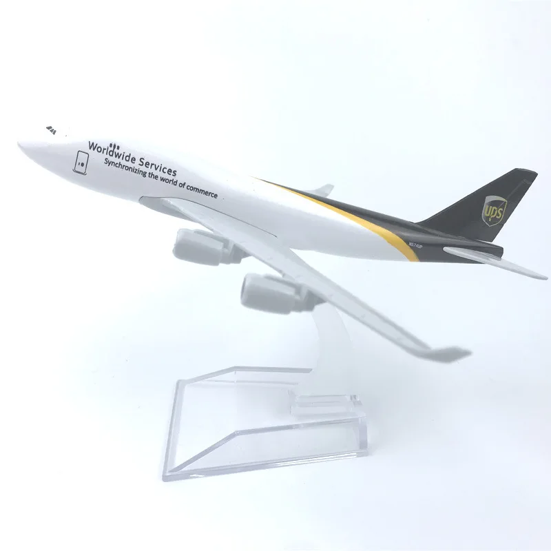 16 cm Rovine Modelu Lietadla Model UPS Airlines Lietadlá Boeing 747 Lietadiel Model 1:400 Diecast Kovové Rovine Hračka Darček