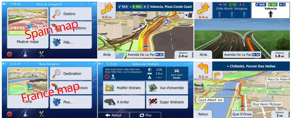 16GB SD TF Karty, GPS mapy pre Volkswagen 2 din autorádia windows ce 6.0 GPS Navigácie MapsEurope/Rusko/španielsko/blízkom východe atď