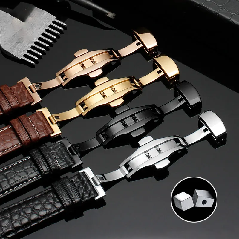 18 mm 19 mm 20 mm 21 mm 22 mm obojstranné alligator kožený opasok je vhodný pre pánskych a dámskych hodiniek všetkých značiek s butte