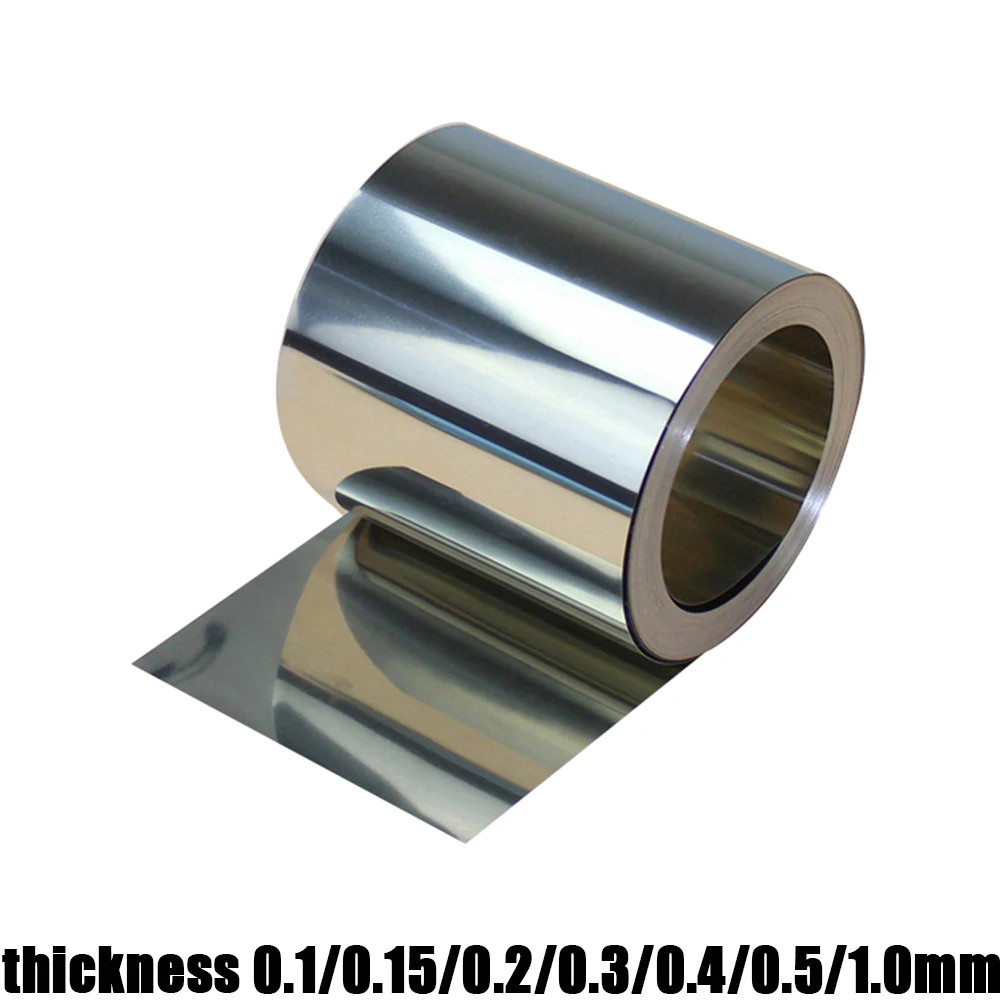 1m 304 nerezovej ocele pásy ocele fólie oceľového plechu 430 železa, plechu ocele 316 shrapnel hrúbkou 0,1 mm 0,15 mm 0,2 mm 0,3 mm 0,4 mm 0,5 mm