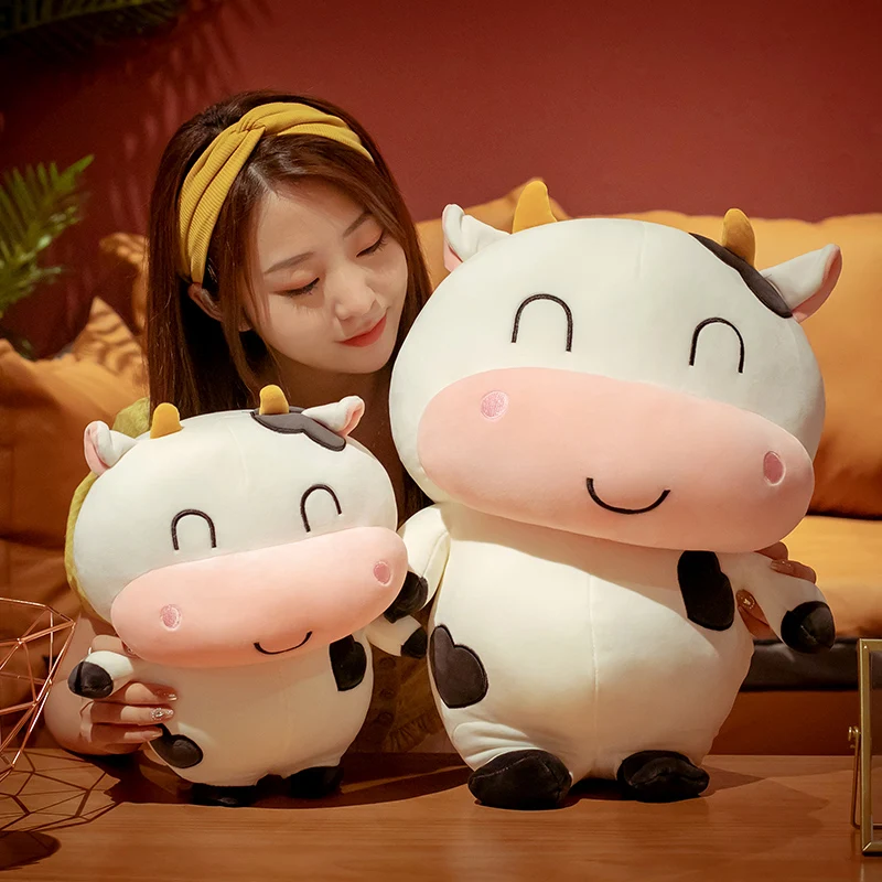 1pc 35 cm plyšové mlieka Kravy Mäkké Plyšové Hračky Dobytka Bábika Simulácia Anime Krásne krava Bábiky Valentine Darček pre Milovníka