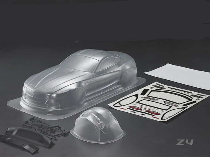 1set Z4 Hatsune bolesť Auto, PC RC drift PC telo shell 190 mm šírka Transparentné, čisté, č maľované drift telo hsp hpi trax Tamiya