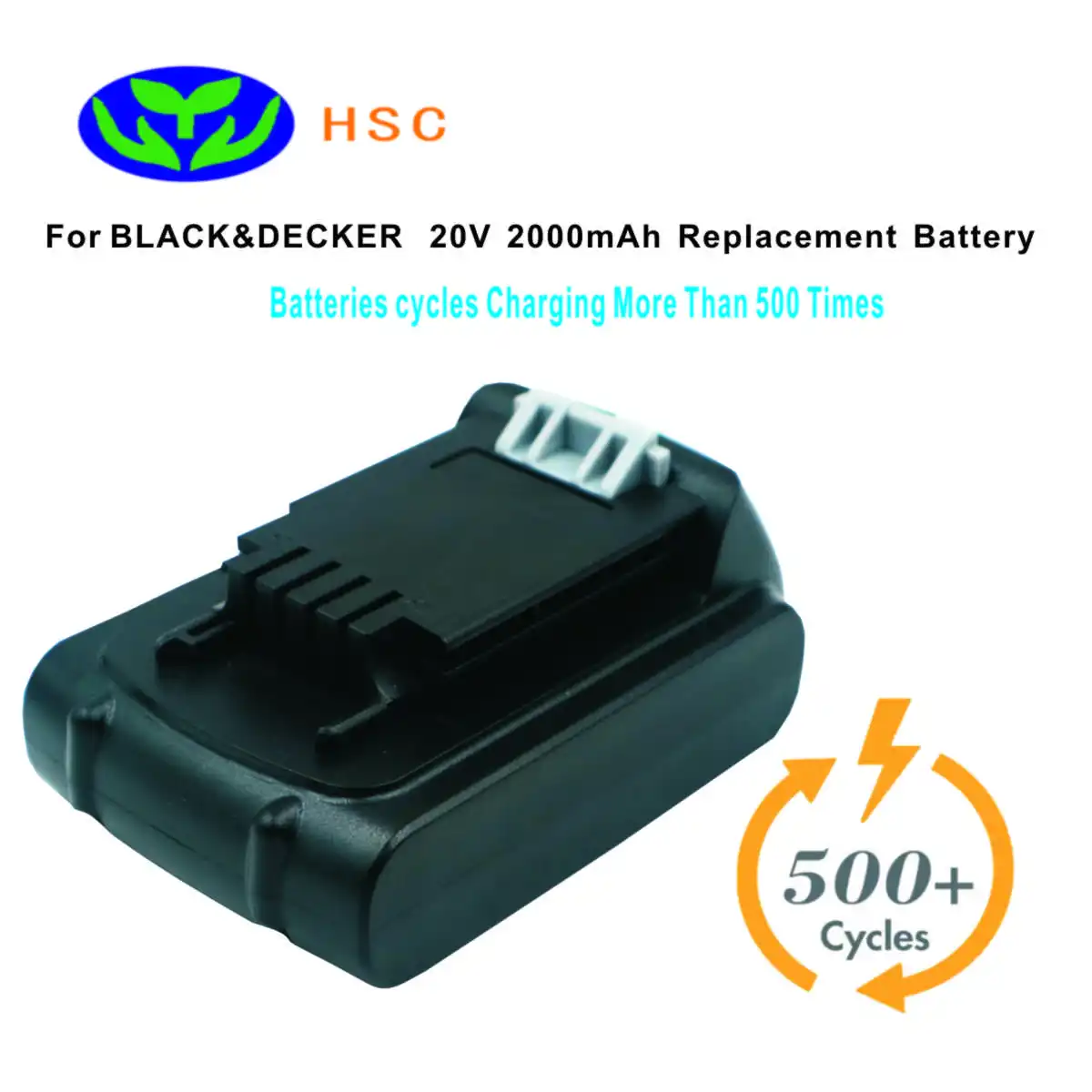 2.0 Ah 18650 batériu BD20A Li-ion Batéria 20V Náhrada za Black&Decker 20V Batérie LB20 LBX20 LBXR