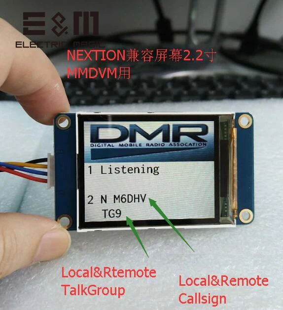 2.2 Palcový TFT Displej Nextion Vstup Displej pre MMDVM Rada VHF UHF hotspot pre Raspberry pi Nula W Rainsun NanoPi Neo