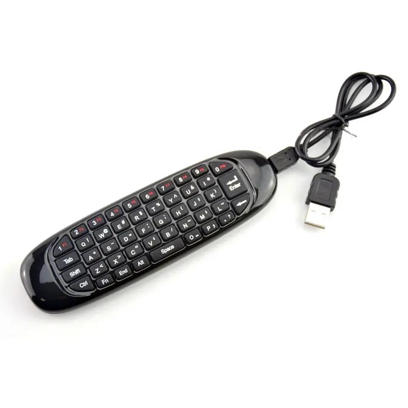 2.4 G Vzduchu Myši Nabíjateľná Bezdrôtové Diaľkové Ovládanie Klávesnice pre Android TV Box Počítač EM88