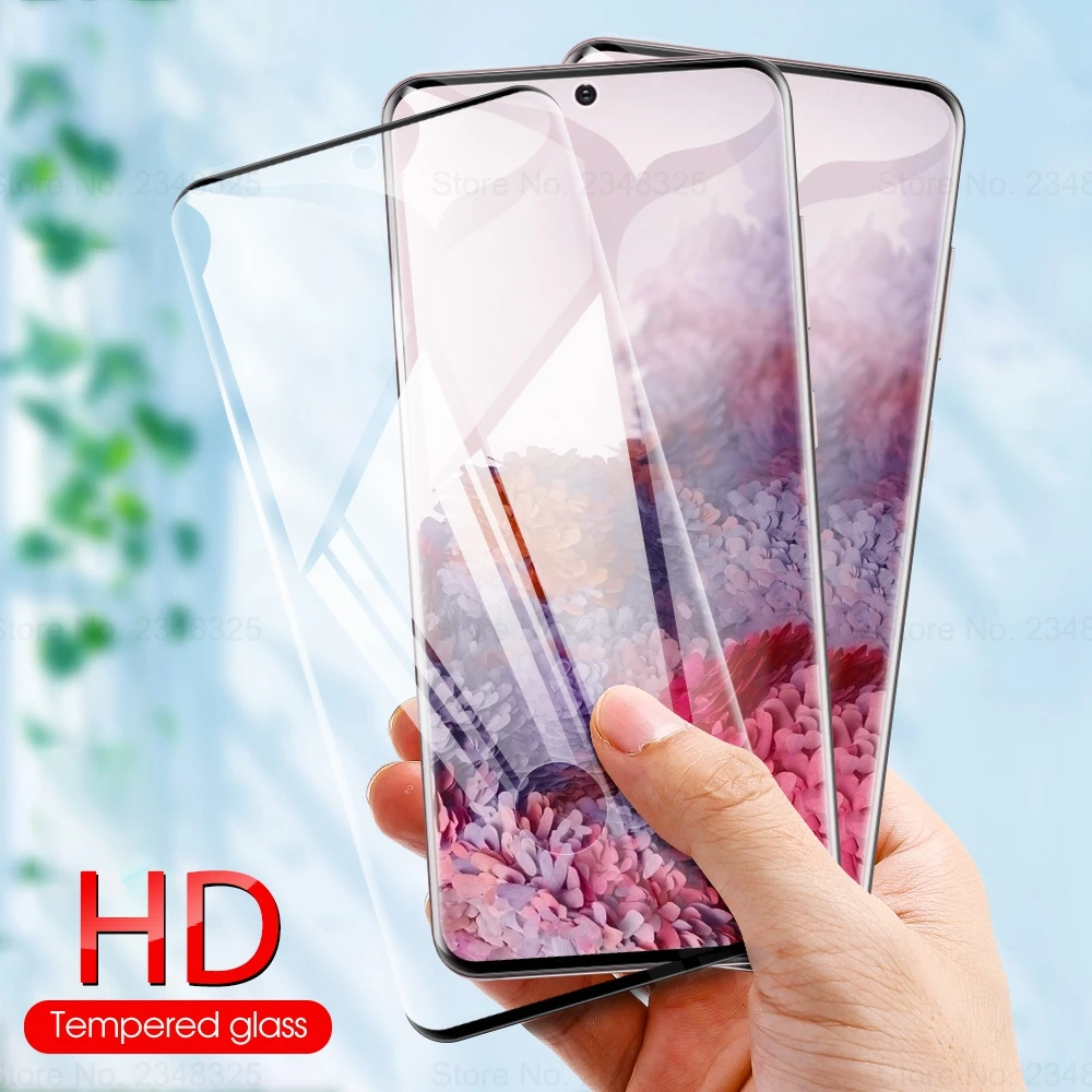 2 KS Ochranné sklo na samsung s20 s20 Plus screen protector zakrivené tvrdeného chránič Film Samsung S20 Plus Kryt Skla