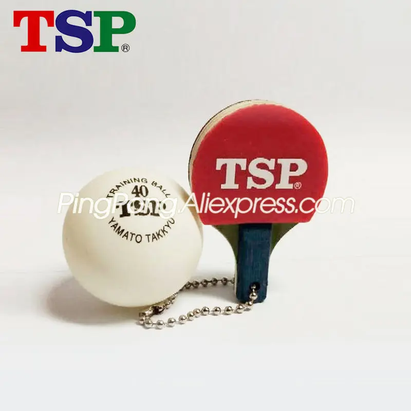 2 Ks TSP Mini Stolný Tenis Raketa Keychain Roztomilý Prívesok Zábavné Ping Pong Zber