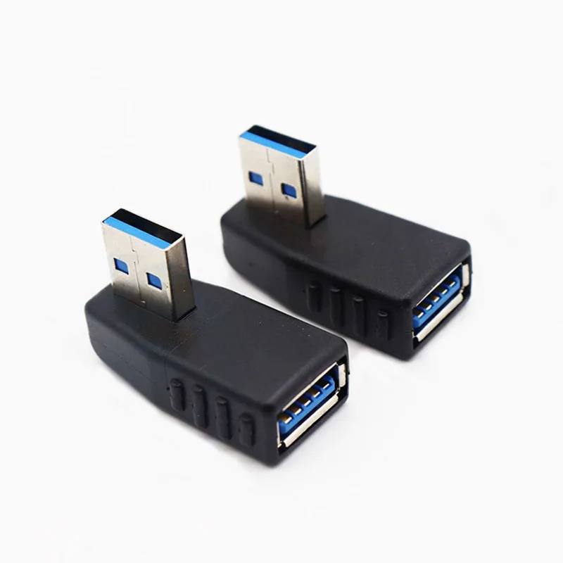 2 ks/veľa 90 Stupňov Vľavo/Vpravo/Hore/Dole Uhol USB 3.0 Typ mužmi A M/F Konektor pre Adaptér